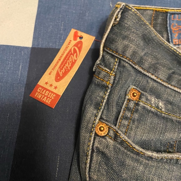 Lucky Brand Classic Blue Wide Leg Jeans - Picture 5 of 6